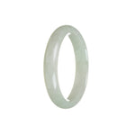 Genuine Grade A Green Burmese Jade Bracelet - 57mm Half Moon