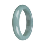Genuine Grade A Green Burma Jade Bracelet - 58mm Half Moon