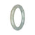 Real Light Green Traditional Jade Bangle - 58mm Round