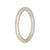 Real White Burmese Jade Bangle - 60mm Petite Round