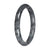 Natural Jadeite Petite Round Bangle Bracelet - 'Calligraphy Ink' (57mm - 59mm)