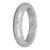 Grade A Burmese Jadeite Bangle - 'Whispering Storm' - Half Moon (61mm)