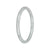 Untreated Burmese Jadeite Bracelet - 'In The Clouds' - Petite Round (54mm-58mm)