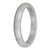 Genuine Grey Burma Jade Bangle - 83mm Half Moon