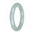 Genuine Light Green Traditional Jade Bangle - 52mm Round