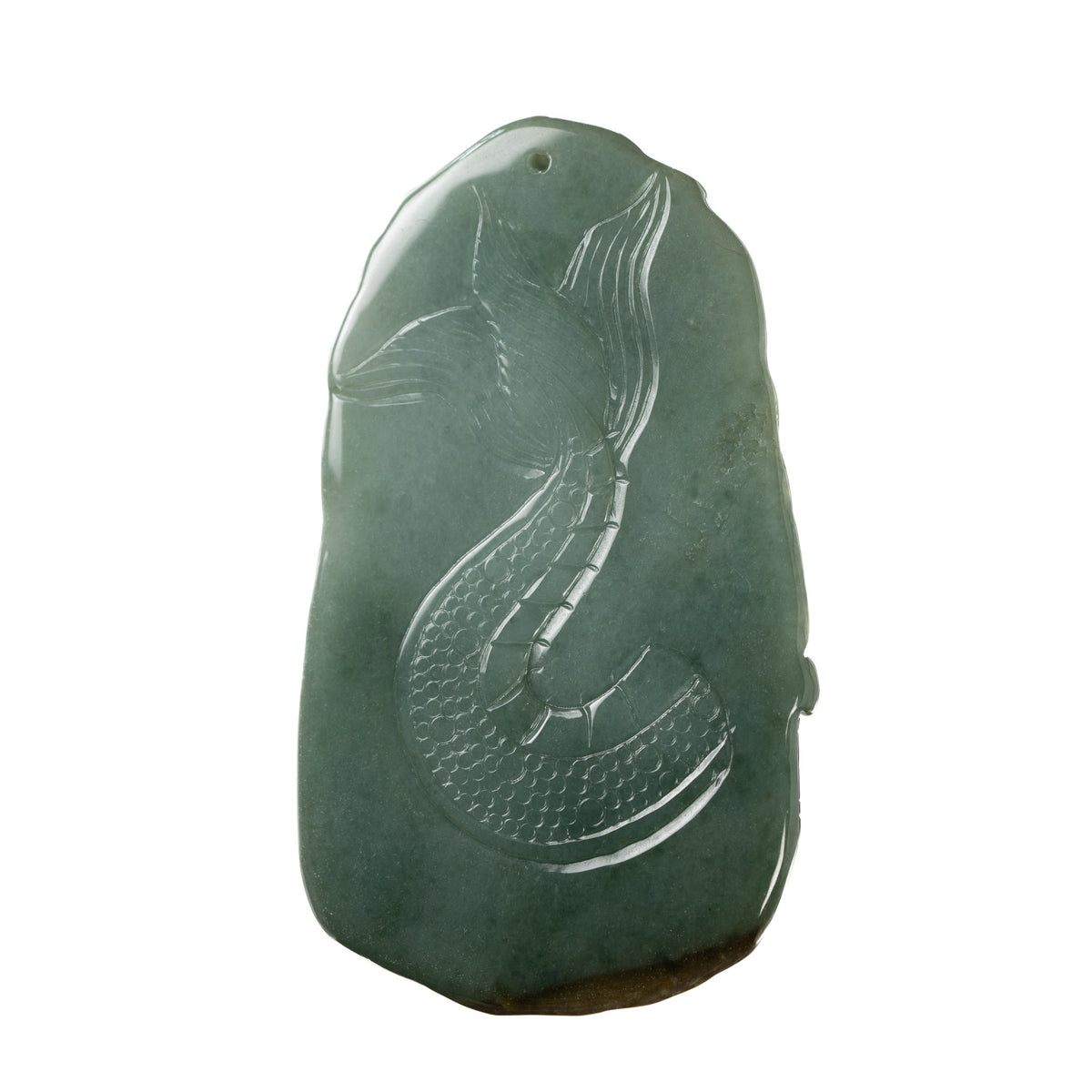 Grade A Dragon Jadeite Jade Pendant