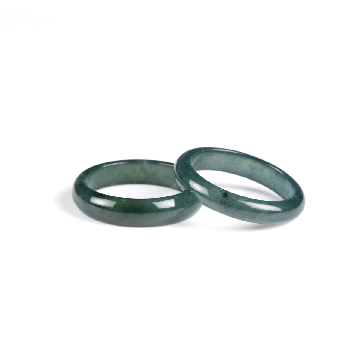 Tranquiliti Deep Green Jadeite Jade Ring