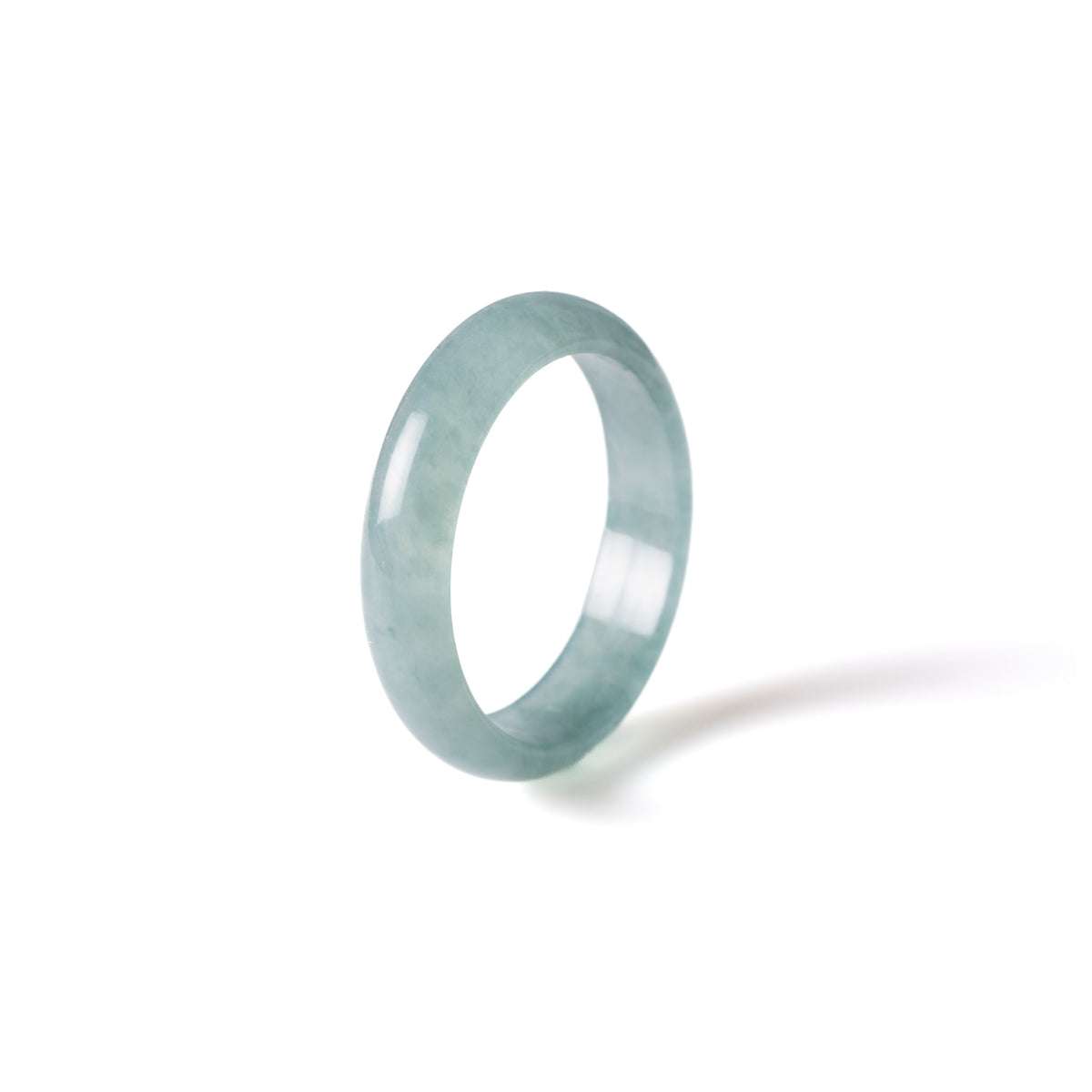 Ideali Light Green Jadeite Jade Ring