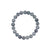 Light Grey Jade Bead Bracelet - 9mm