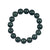 Mens Dark Green Jadeite Jade Bead Bracelet - 12mm