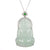 Icy Pale Green Jade GuanYin Pendant Large