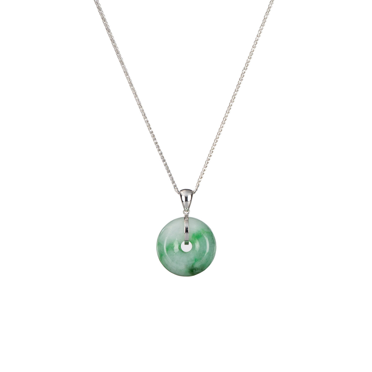 Small Jade Donut Necklace - Kandy Donut