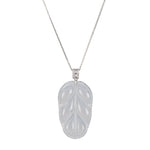Translucent White Jadeite Jade Pendant