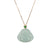 Translucent Green Laughing Buddha Jadeite Jade Necklace in 18K Rose Gold & Diamonds