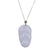 Women's Lavender Leaf Jade Necklace