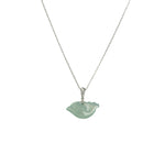 Small Dolphin Jade Pendant - Grade A Burmese Jadeite