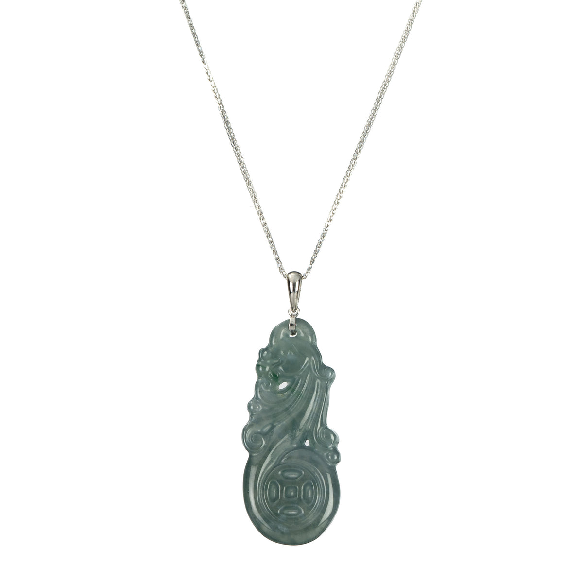 Genuine Jadeite Jade Phoenix Pendant