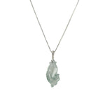 Craved Fish Jade Pendant - Grade A Jadeite Jade