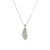 Ice Pale Green Jadeite Jade Carved Fish Necklace