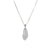 Jade Fish Necklace with 18K White Gold