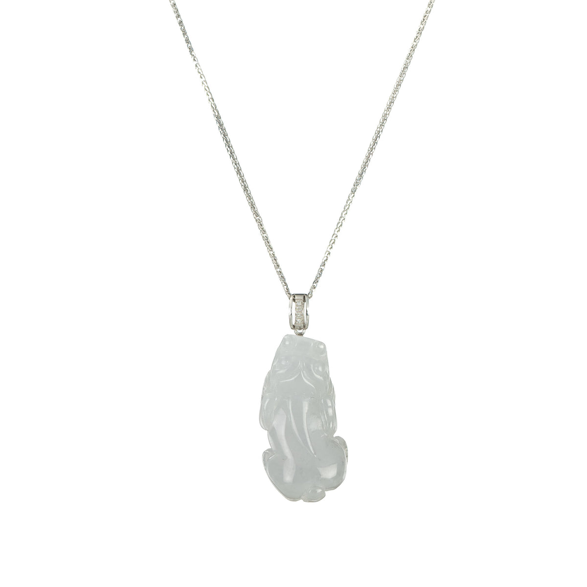 Pixiu Jadeite Jade Pendant - Natural Burmese Jade