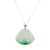 18K Wealth Buddha Jade Necklace - 18K White Gold