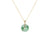 Untreated Green Pattern Jadeite Necklace - Kandy Donut