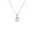 Natural Pale Green Jadeite Jade Pendant - Kandy Donut