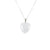 Sereniti Jadeite Jade Heart Pendant with 18K Gold - Large