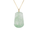 Tranquiliti Chinese Zodiac Animal Jade Pendant with 18ct Gold and Diamonds - Ox