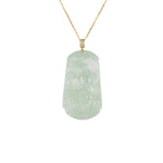 Tranquiliti Chinese Zodiac Animal Jade Pendant with 18ct Gold and Diamonds - Tiger