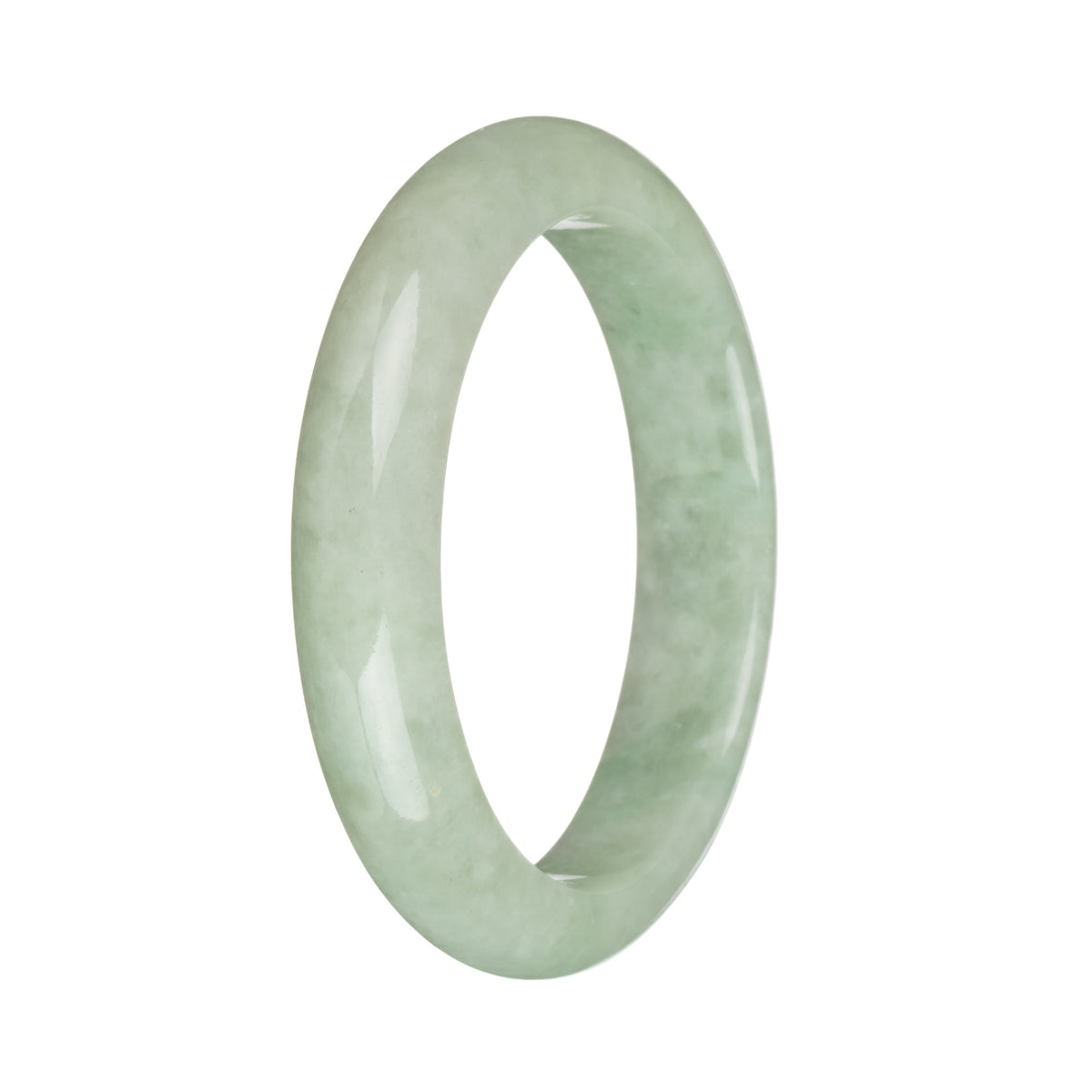 57.5mm Green Jade Bangle Bracelet