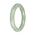 54.5mm Green with Apple Green Spot Jade Bangle Bracelet