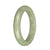 58.4mm Greyish Green and Green Jade Bangle Bracelet