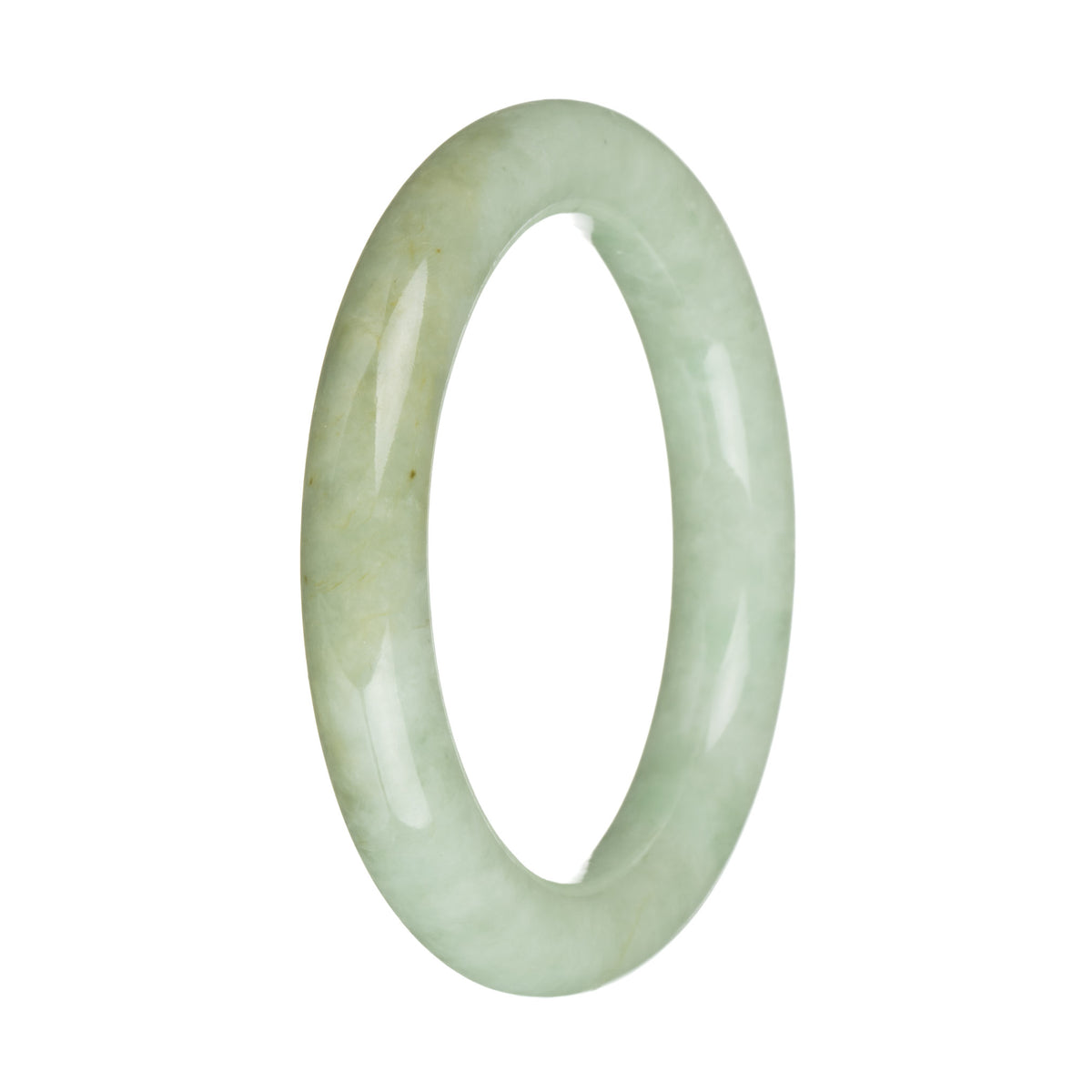 56.2mm Green Jade Bangle Bracelet