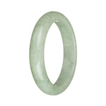 58.4mm Light Green Jade Bangle Bracelet