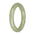 56.2mm Light Green Jade Bangle Bracelet