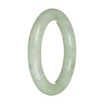 56.2mm Light Green Jade Bangle Bracelet