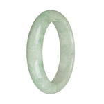 58.4mm Light Green Jade Bangle Bracelet