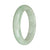 58.4mm Light Green Jade Bangle Bracelet