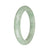 57.5mm Light Green Jade Bangle Bracelet