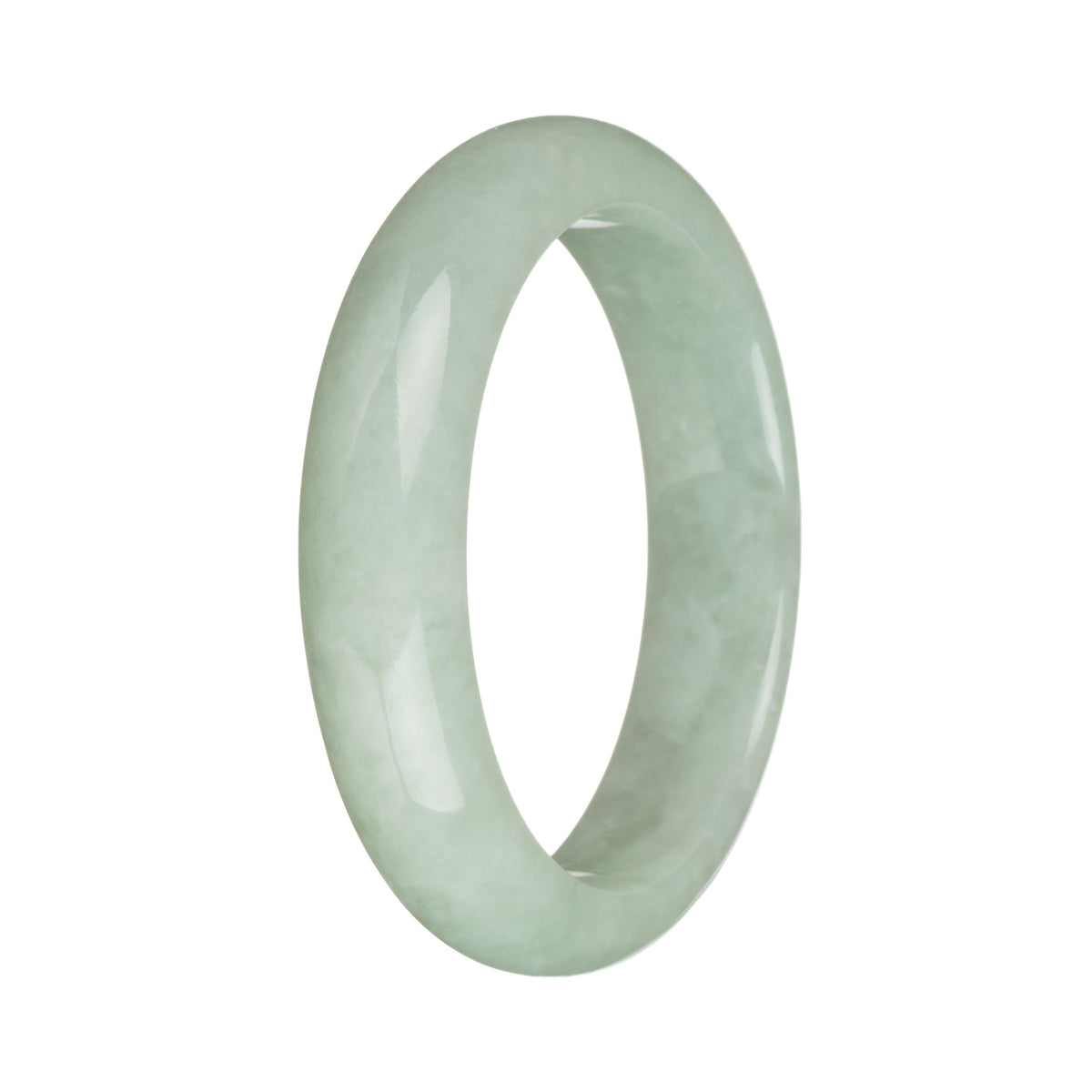 57.3mm Pale Green Jade Bangle Bracelet