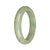 55.2mm Light Green with Apple Green Patch Jade Bangle Bracelet