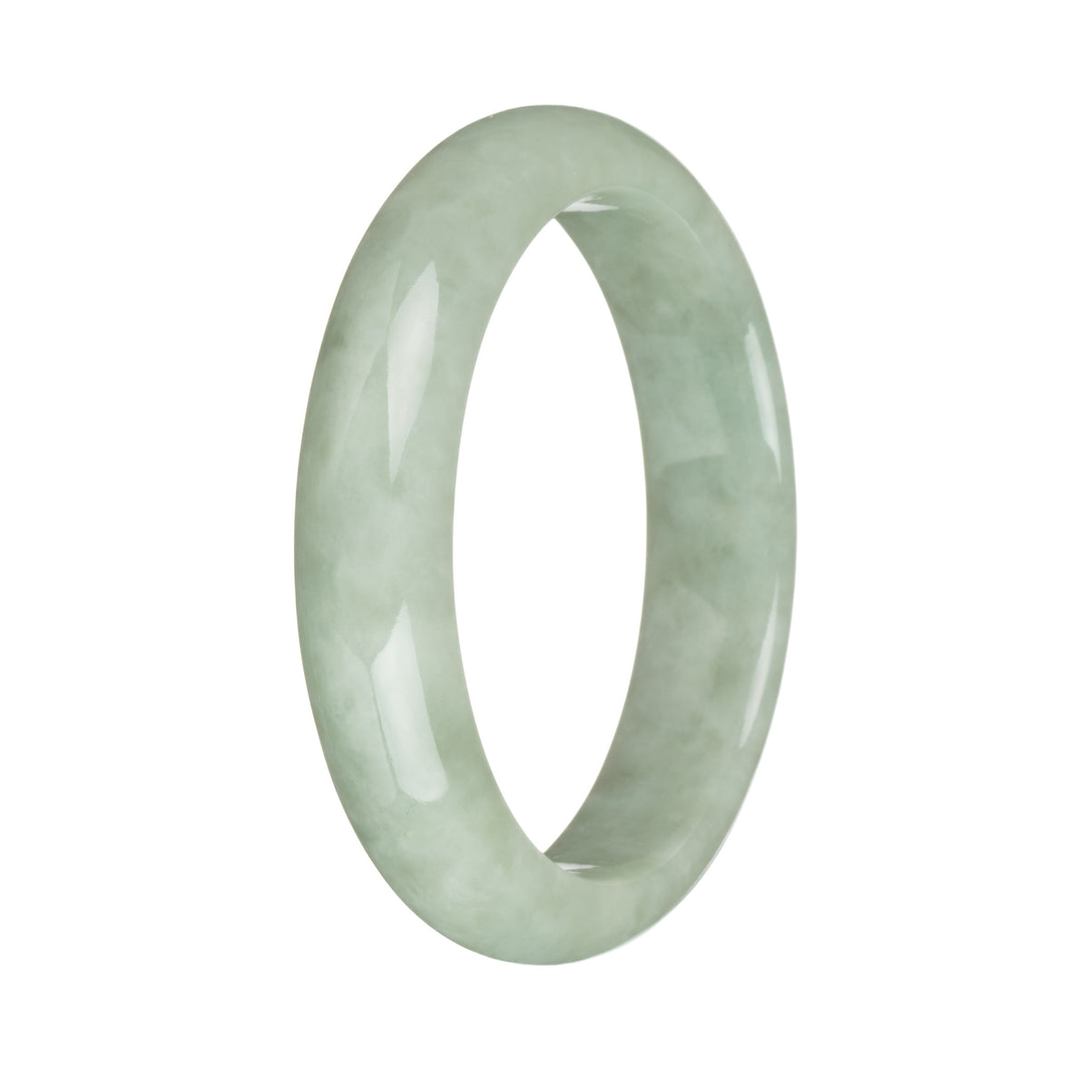 58.2mm Light Green Jade Bangle Bracelet