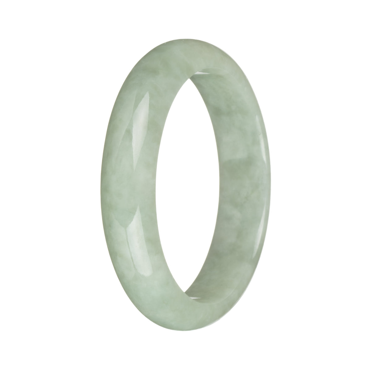 58.2mm Light Green Jade Bangle Bracelet