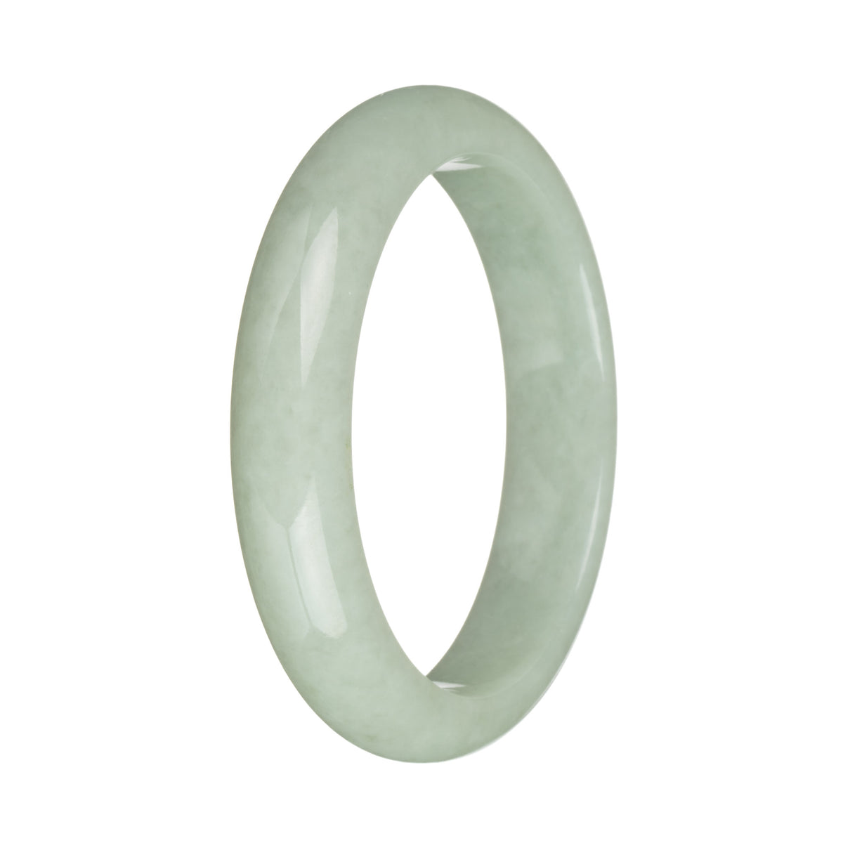 59.2mm Light Green Jade Bangle Bracelet