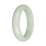 58.3mm Pale Green Jade Bangle Bracelet