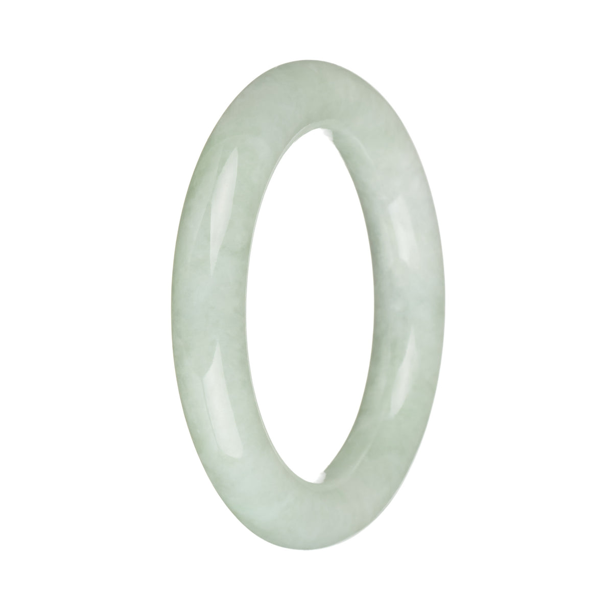 52.8mm Pale Gree Jade Bangle Bracelet