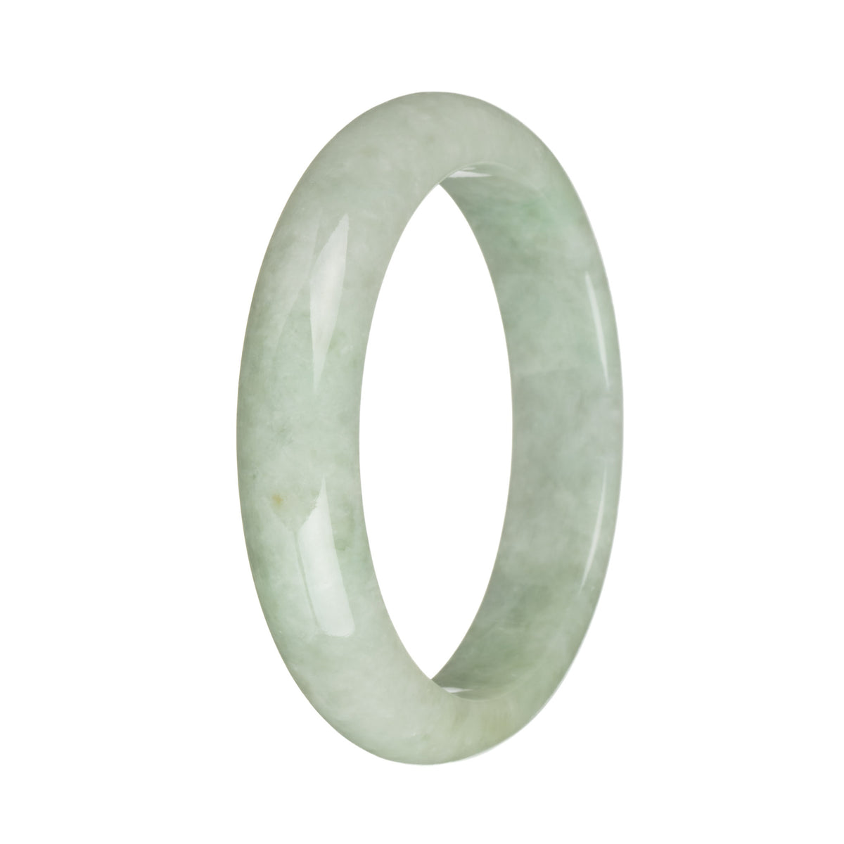 58.8mm Light Green Jade Bangle Bracelet