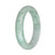 58.8mm Light Green with Apple Green Jade Bangle Bracelet